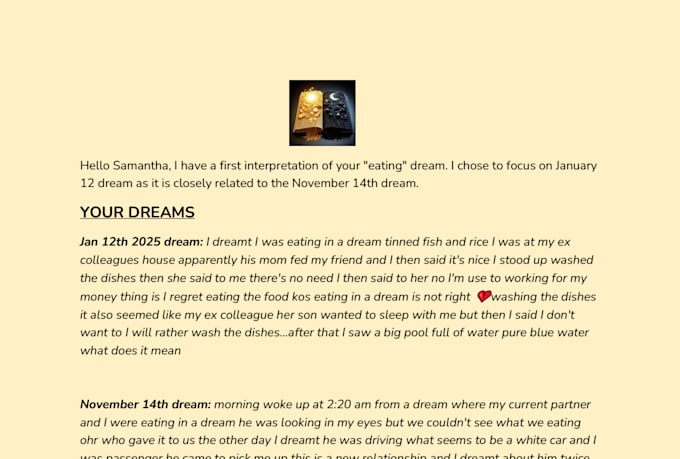 use love to study and interpret your dream